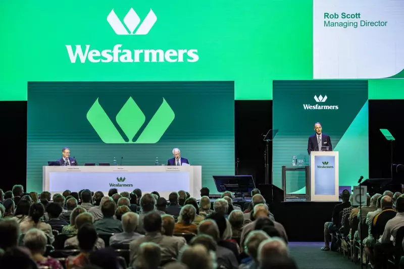 Wesfarmers Shares Tumble as Mixed Trading Outlook Spooks Investors Ahead of AGM