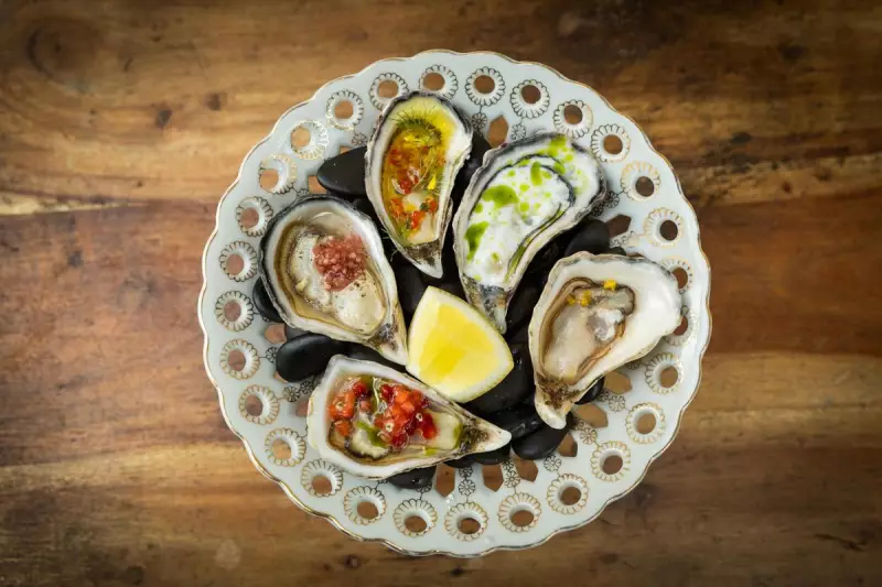 5 Festive Oyster Garnish Recipes from Chef Blaze Young for Party Season