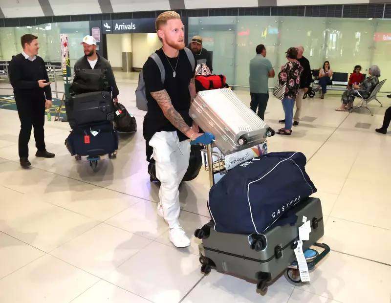 Ashes Arrival Chaos: England's Cricket Stars Land in Perth Amid Torrential Downpour
