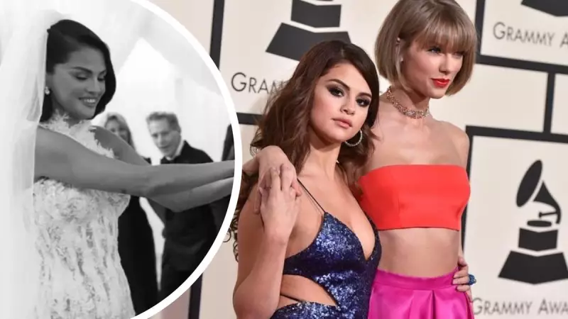 Benny Blanco Shares Unseen Wedding Photo of Selena Gomez & Taylor Swift