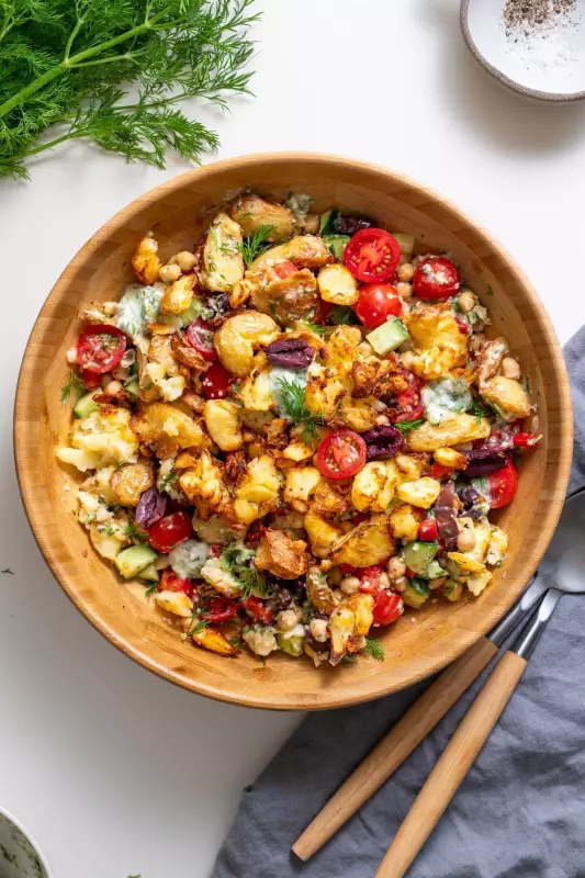 Crispy Potato Salad With Tzatziki: Plant Bae's Viral Recipe That's Taking Australia By Storm