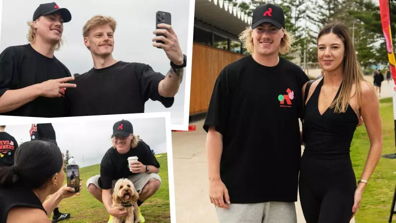 Harley Reid's Scarborough Beach Appearance Sparks Early Morning Frenzy with Revo Fitness