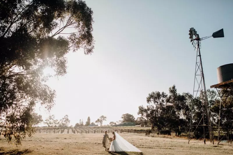 High School Sweethearts' Dream WA Wedding After Ski Lift Proposal
