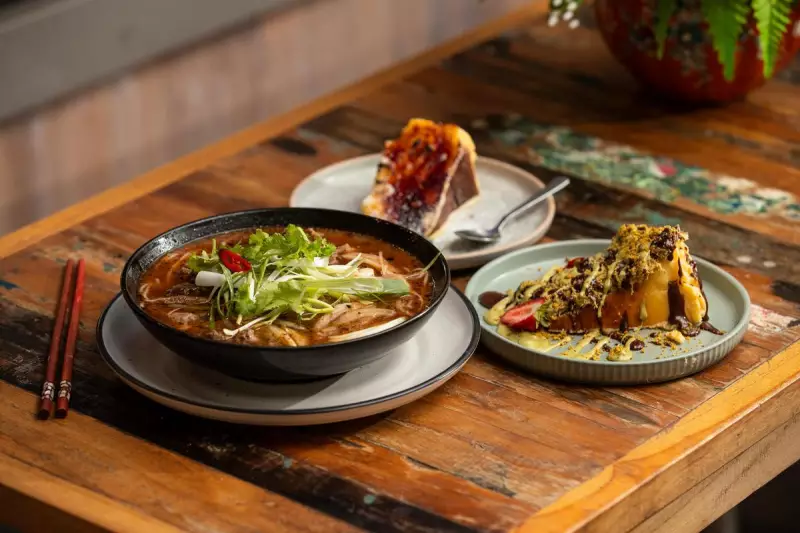 Kay's Cafe Booragoon Review: Creme Brulee & Matcha Cheesecake Delights