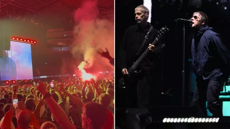 Liam Gallagher Stunned as Flares Light Up Epic Melbourne Oasis Crowd