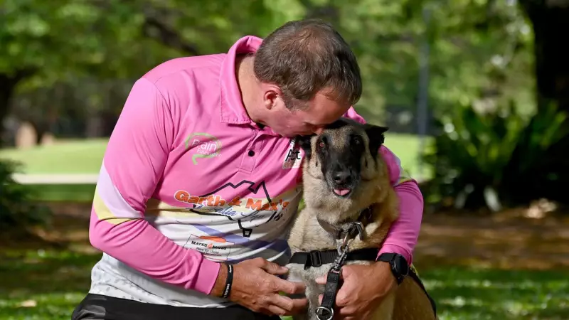Man Walking Australia With Dog Makes Surprise Family Return