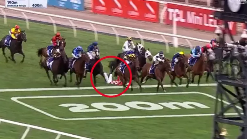 Melbourne Cup Jockey Blake Shinn Hospitalised After Terrifying Flemington Fall