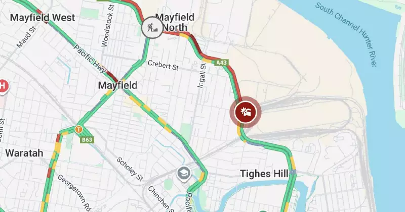 Newcastle Commute Chaos: Industrial Drive Crash Creates Traffic Nightmare