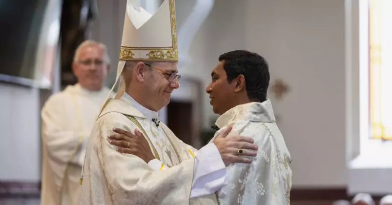 Newcastle Welcomes New Catholic Priest Anton Perera in Sacred Ceremony