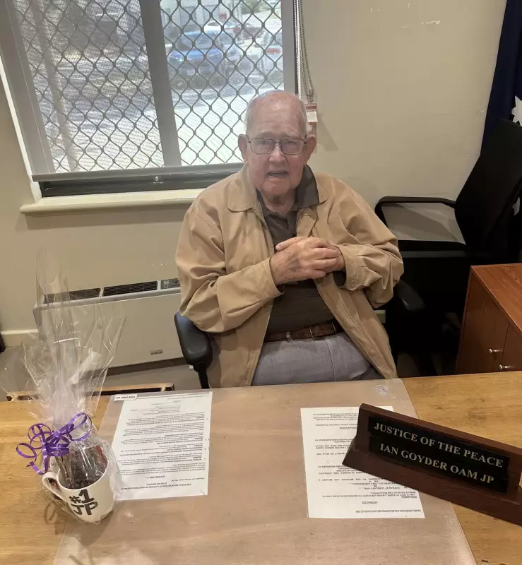 Perth's Dedicated 99-Year-Old Justice of the Peace Retires After 45 Years of Community Service