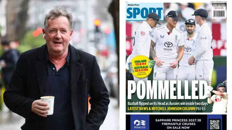 Piers Morgan Fuels England's Ashes Fire After Perth Defeat