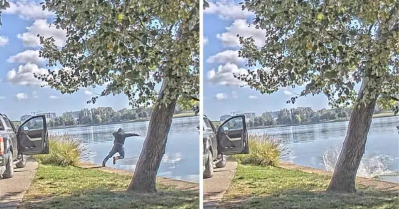 Police chase ends in Lake Burley Griffin plunge: Court releases dramatic footage