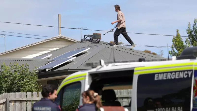 Police Negotiate with Man on Norlane Roof for Hours, Streets Closed