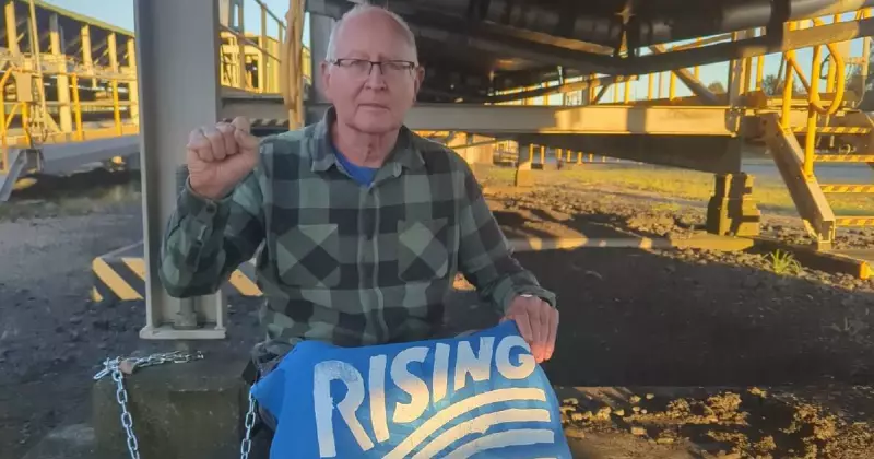 Police Operation as Climate Activists Lock On to Newcastle Coal Port