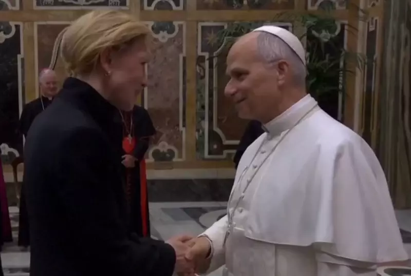 Pope Francis Meets Cate Blanchett & Hollywood Stars at Vatican for Cinema Mission