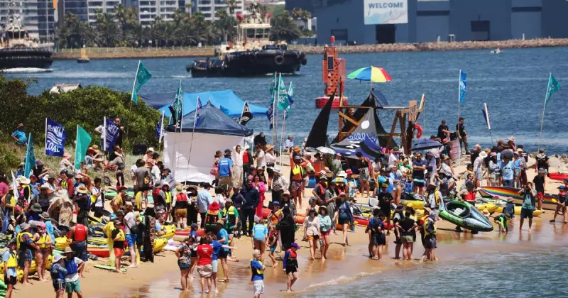 Rising Tide Demands Newcastle Port Take Stand in Climate Protest