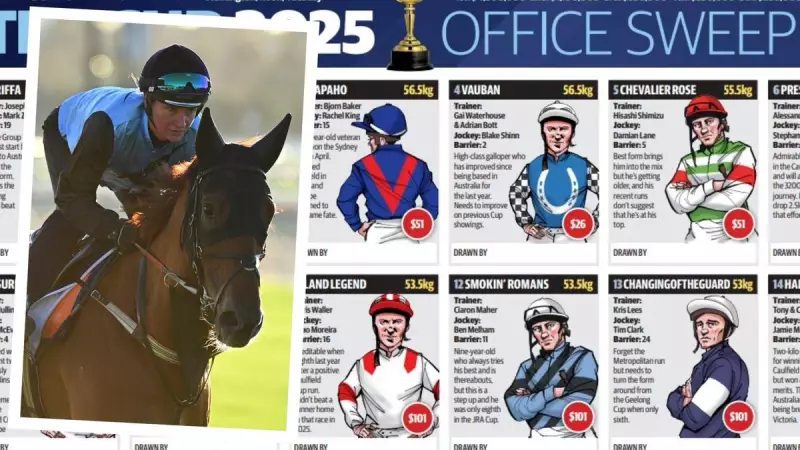 Score Your Free 2025 Melbourne Cup Office Sweep Chart - The Race That Stops Australia!