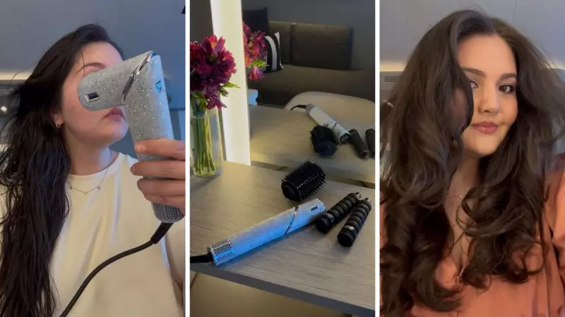 Shark's Frosted Diamond Sparkle FlexStyle Review: 20,000 Crystals Meet Hair Tech