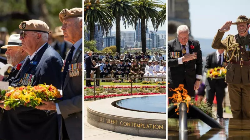 West Australians Gather at Kings Park for Solemn Remembrance Day Service