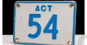 ACT '54' licence plates sell for $181,000 in record-breaking Canberra auction