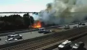 Bushfire at Royal Perth Golf Club Causes Kwinana Freeway Chaos