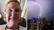 Julia Morris's Qantas Flight Struck by Lightning: 'Massive Flash and Bang'