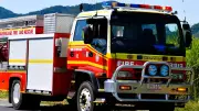 Palm Island Bushfire Emergency: QFES Battles Blaze Behind Farm Road