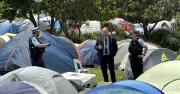 Teenager charged over Foreshore Park bong assault during climate protest