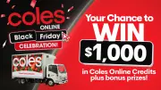 Win $1000 Coles Voucher & Epic Prizes in Sunrise Black Friday Giveaway