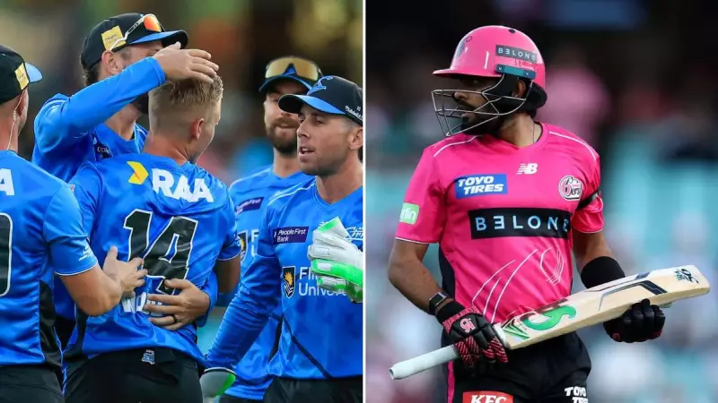 Adelaide Strikers Stun Sydney Sixers in SCG Thriller, Babar Azam Falters Again