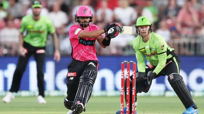 Babar Azam fires, Jack Edwards stars as Sydney Sixers crush Thunder by 47 runs