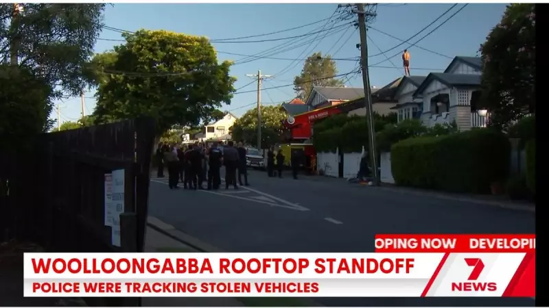 Bloodied Suspect Arrested After Dramatic Rooftop Standoff in Woolloongabba