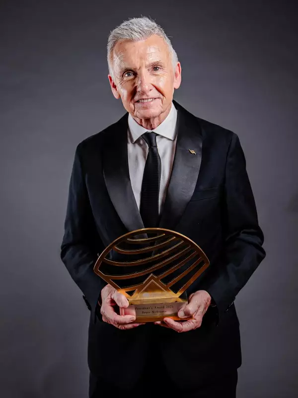 Bruce McAvaney Honoured with World Athletics President's Award