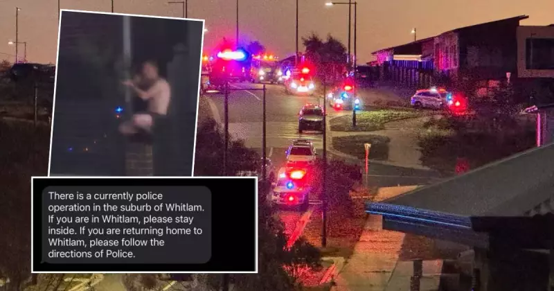 Canberra Christmas Eve standoff: Shirtless man arrested after tense police operation