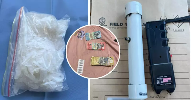 Cessnock raid nets $20k cash, drugs haul and stun guns after firearm ban search