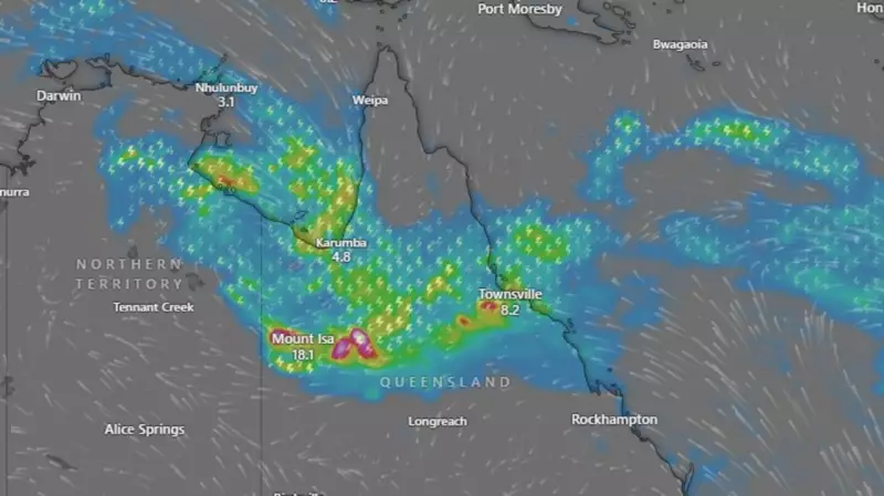 Christmas Monsoon Hits North QLD, Flash Flooding Risk Intensifies