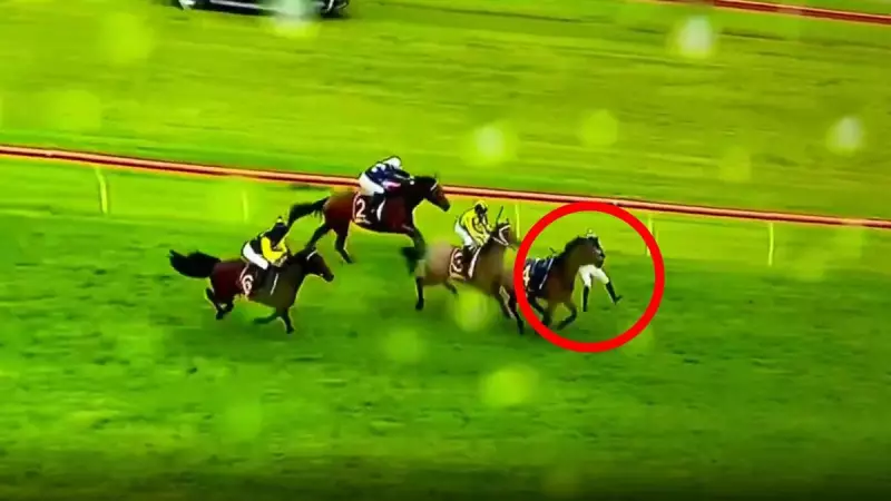 Dramatic Fall Costs Horse Certain Victory in Wellington Stakes