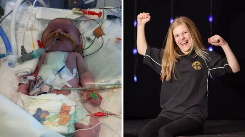 Geelong girl Jasmyn Tate, 12, wins award after lifelong health battle