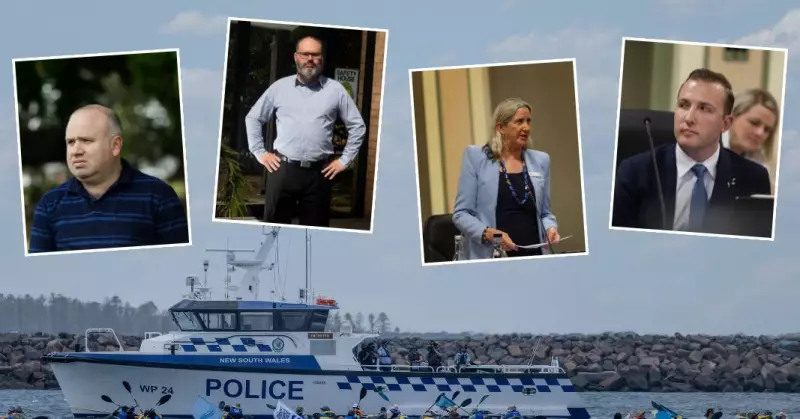 Liberal Councillors Demand Ban on Rising Tide Protests After Newcastle Harbour Blockade