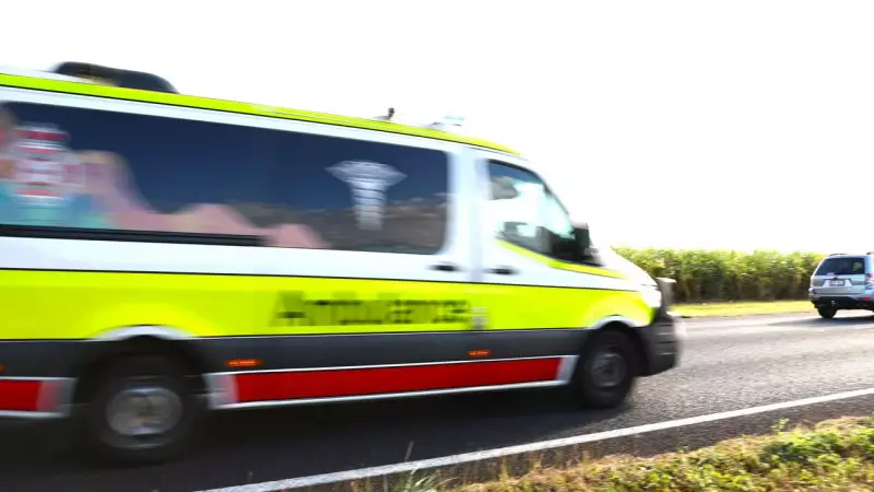 Man trapped for 45 minutes after ute collides with truck on Gillies Range Rd