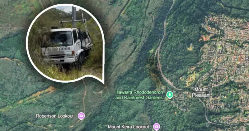 Mt Keira Dumping Suspect Claims 'Sex in Truck' Excuse, EPA Investigates