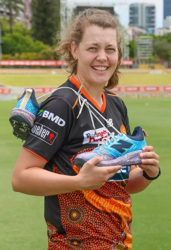 Perth Scorchers Honour Noongar Culture with Indigenous Artwork Shoes for Must-Win WBBL Clash