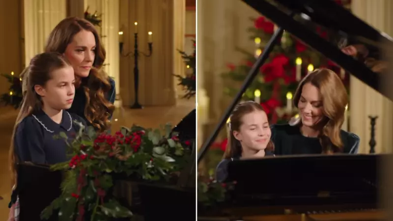 Princess Catherine and Charlotte's Heartwarming Piano Duet for Christmas