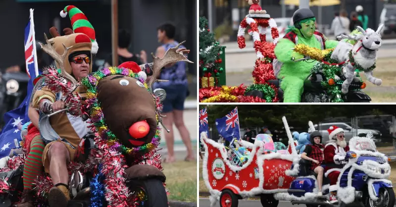 Record 14,000 Bikers Transform Newcastle for 48th Annual Toy Run