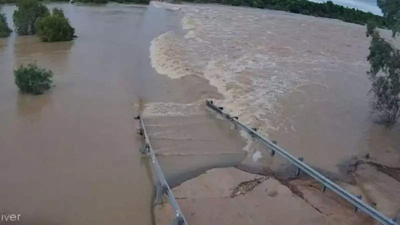Remote Queensland Towns Isolated for Days by Major Gulf Flooding, Crocodile Spotted