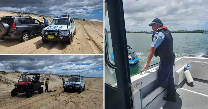Summer Police Blitz Nets Hundreds of Tests, Dozens of Fines on NSW Coast
