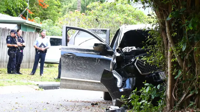 Teen driver flees Mooroobool crash scene, leaves friend fighting for life