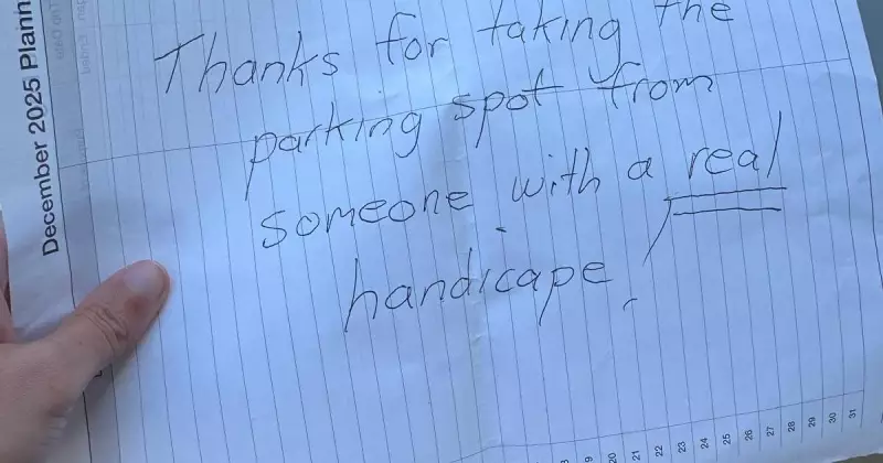 Terminally ill woman targeted with cruel note over disabled parking spot at Wanda Beach