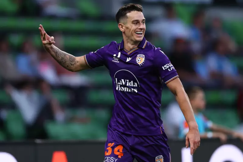 Tom Lawrence Hat-Trick Inspires Perth Glory to Historic 3-1 Victory Over Melbourne City