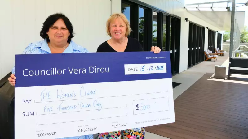 Townsville Councillor Vera Dirou Donates $5000 to Women's Centre for Second Year